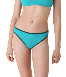 The Bells Bikini Bottom in Cyan