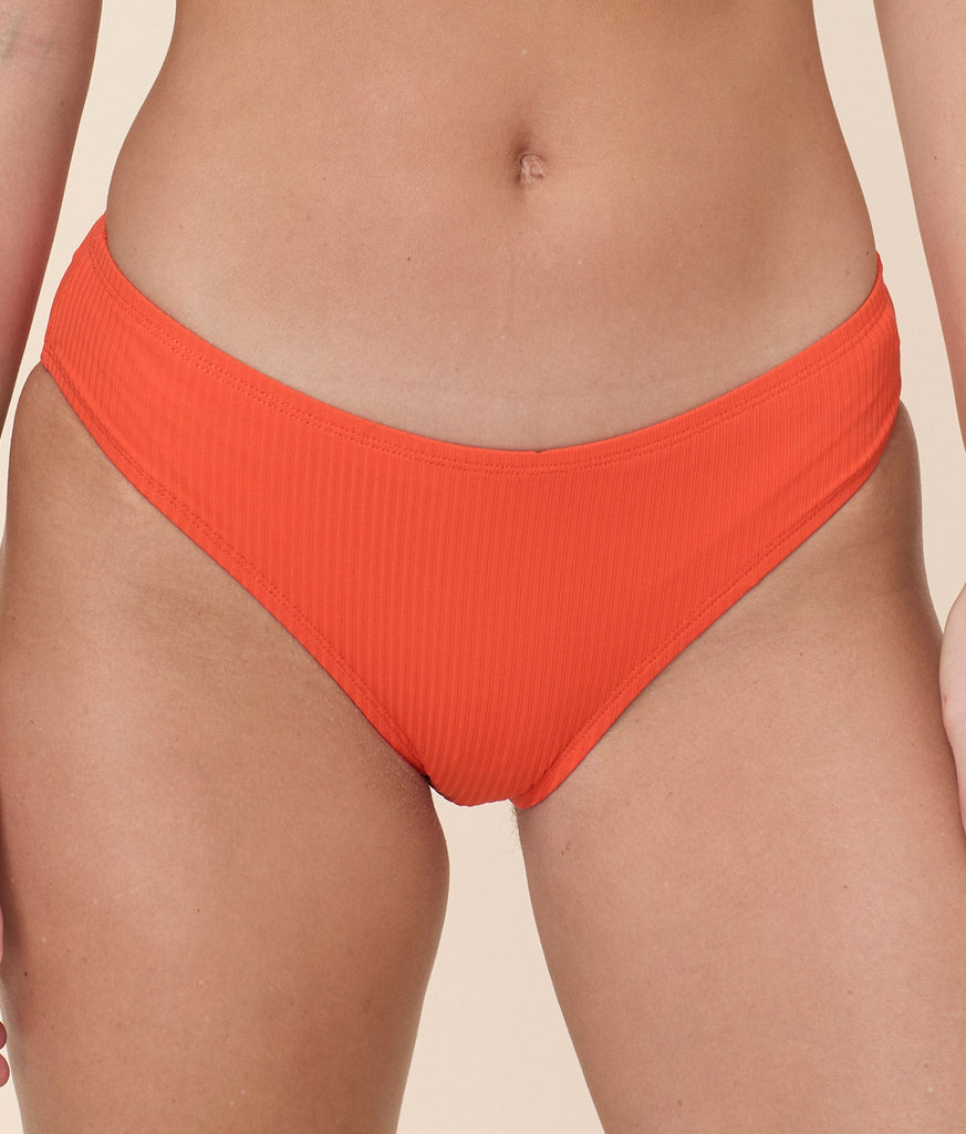 The Classic Bikini Bottom in Vermillion