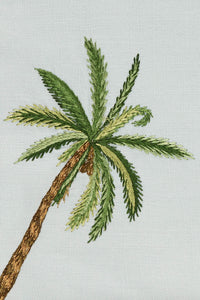 Tamar Challah Cover, Shabbat Shalom in Powder Blue