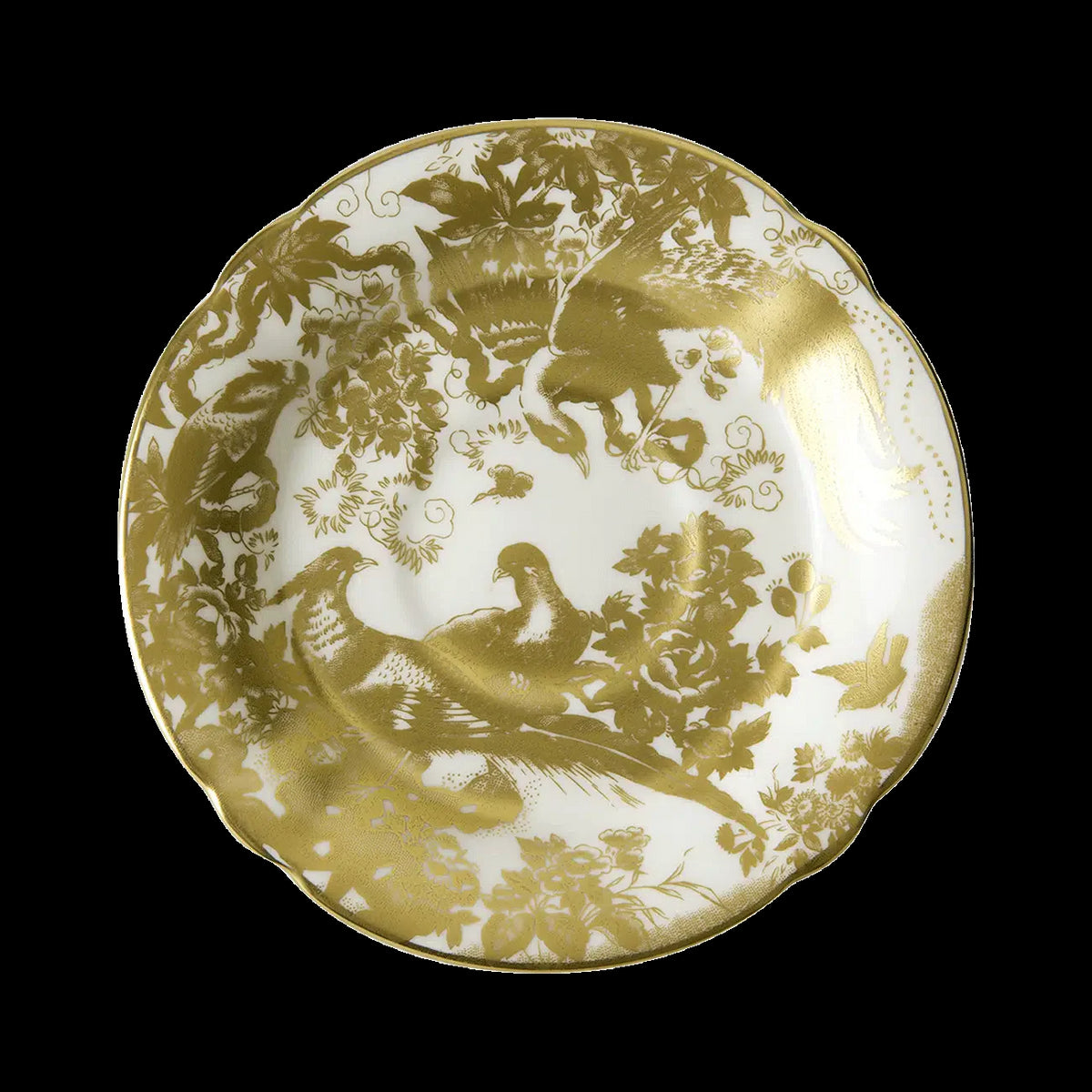 Aves Gold Tea Cup & Saucer