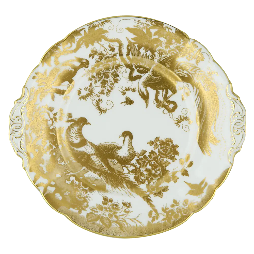 Aves Dinnerware in Gold
