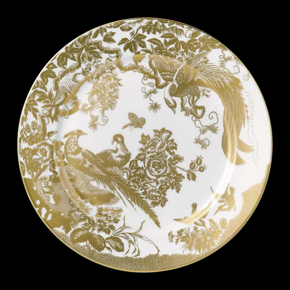 Aves Dinnerware in Gold