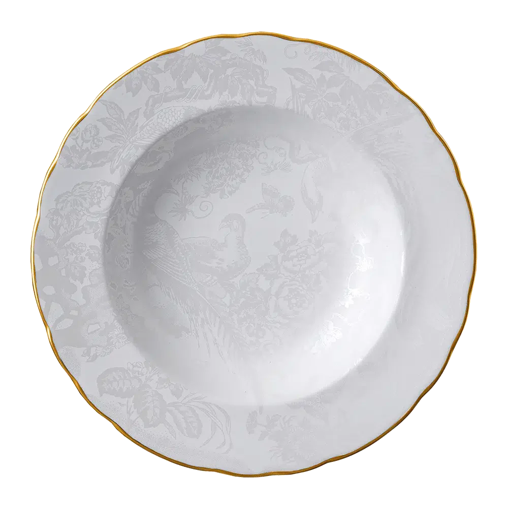 Aves Dinnerware in Pearl