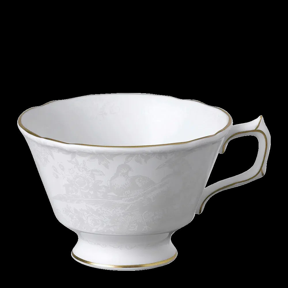 Aves Pearl Tea Cup & Saucer