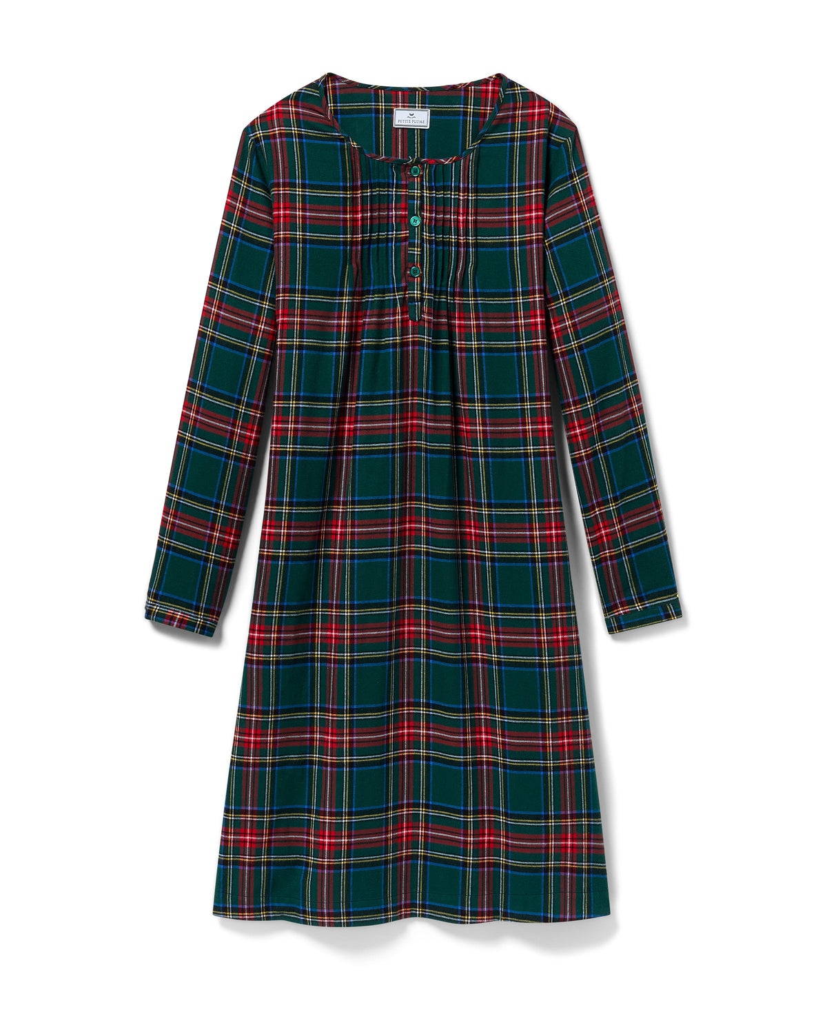 Women’s Brushed Twill Beatrice Nightgown in Kensington Tartan