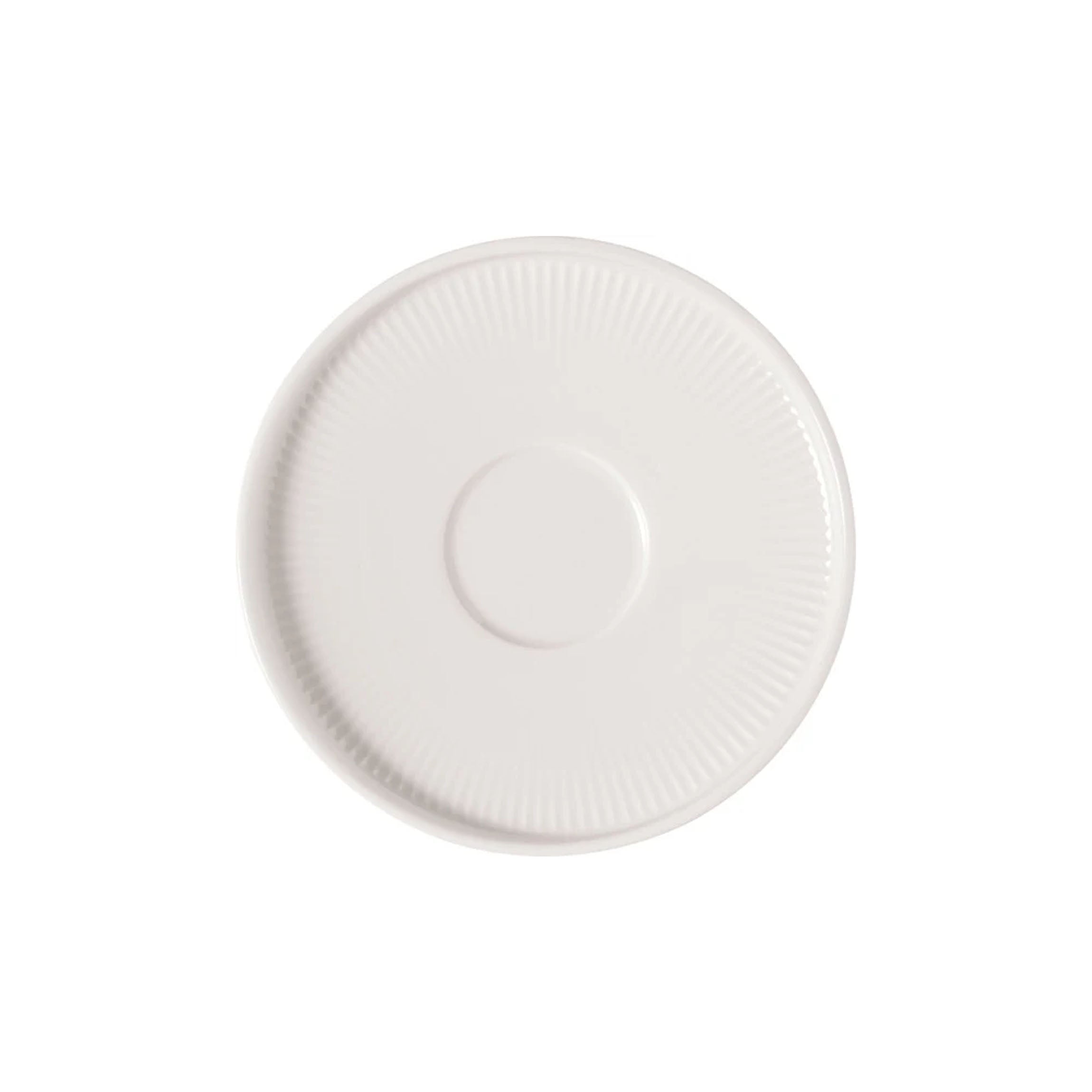 Afina Coffee Saucer in White
