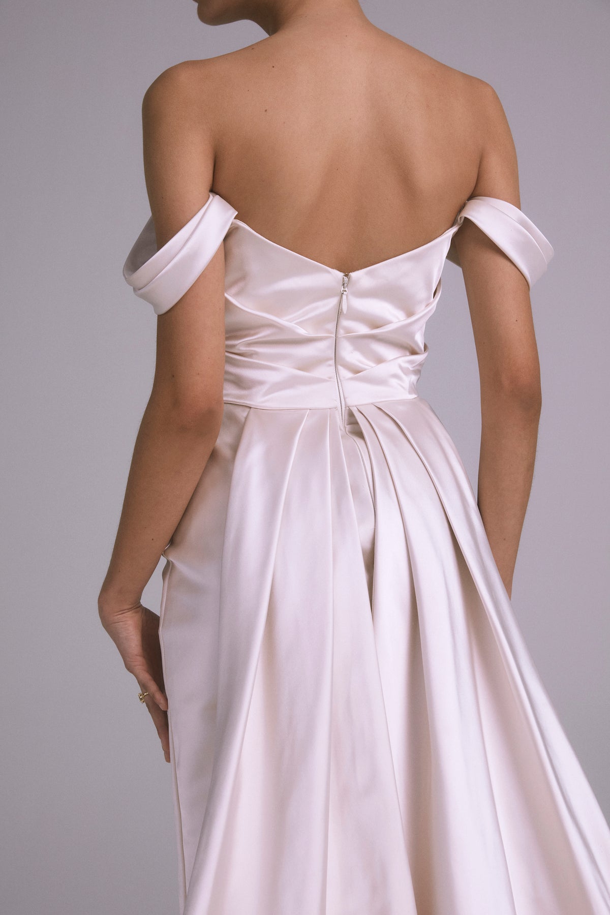 Juniper Modern Duchess Satin Gown