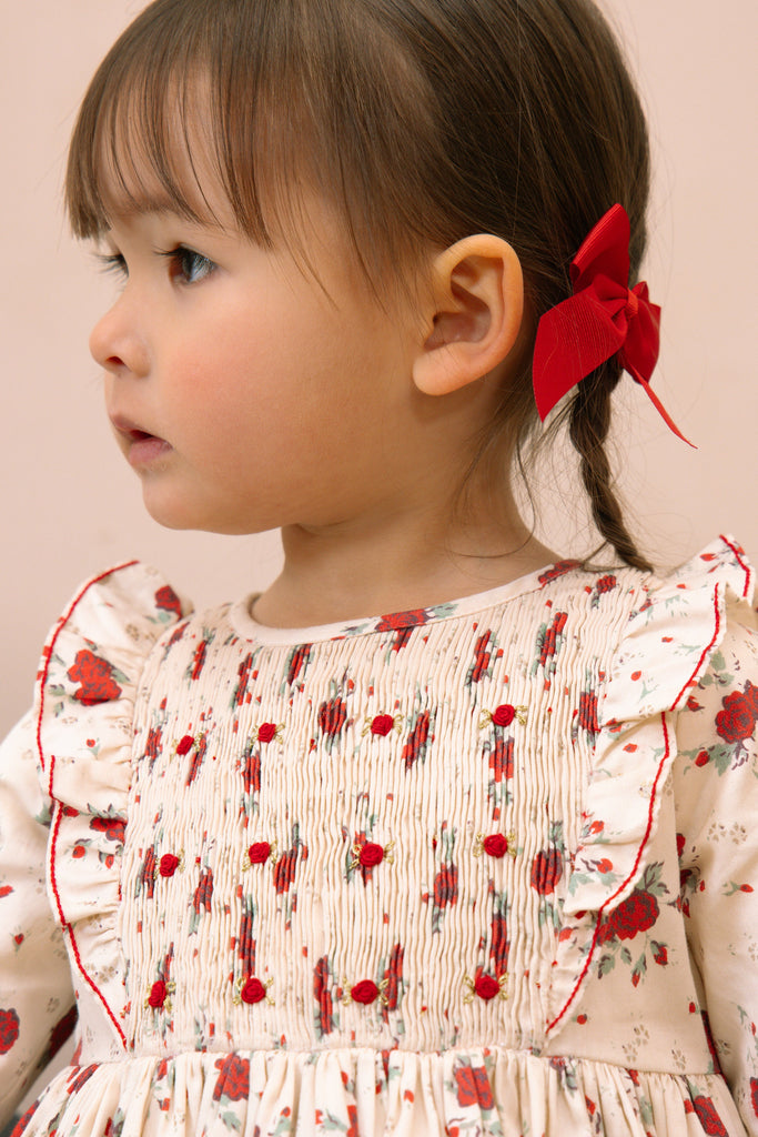 Anastasia Christmas Smocked Dress