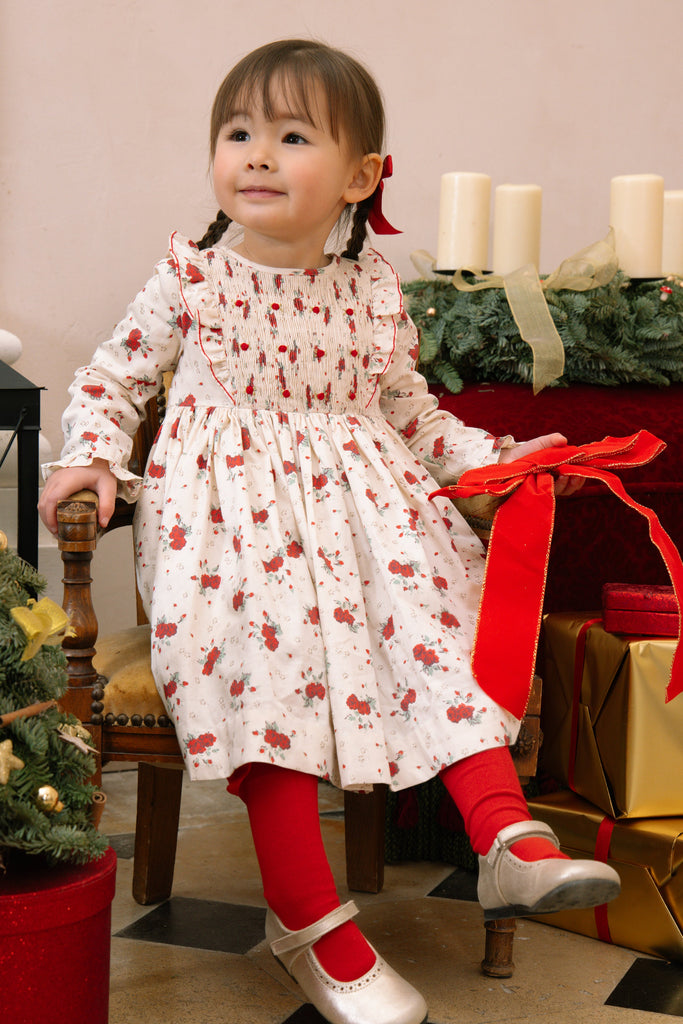 Anastasia Christmas Smocked Dress