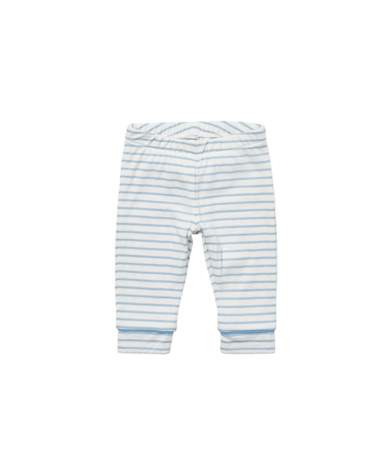 Andy Baby Legging in Dusty Blue Mini Stripe