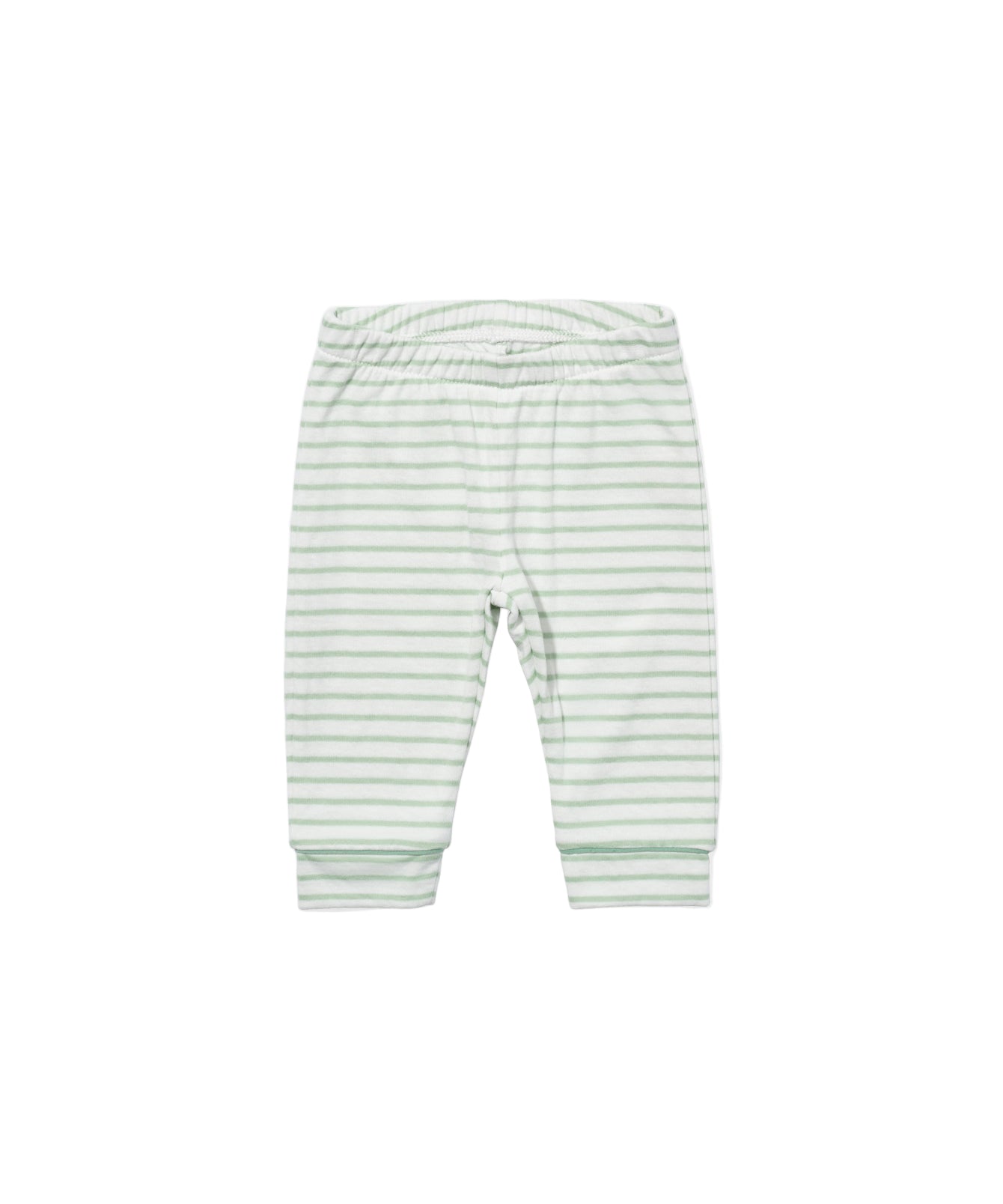 Andy Baby Legging in Dusty Seafoam Mini Stripe