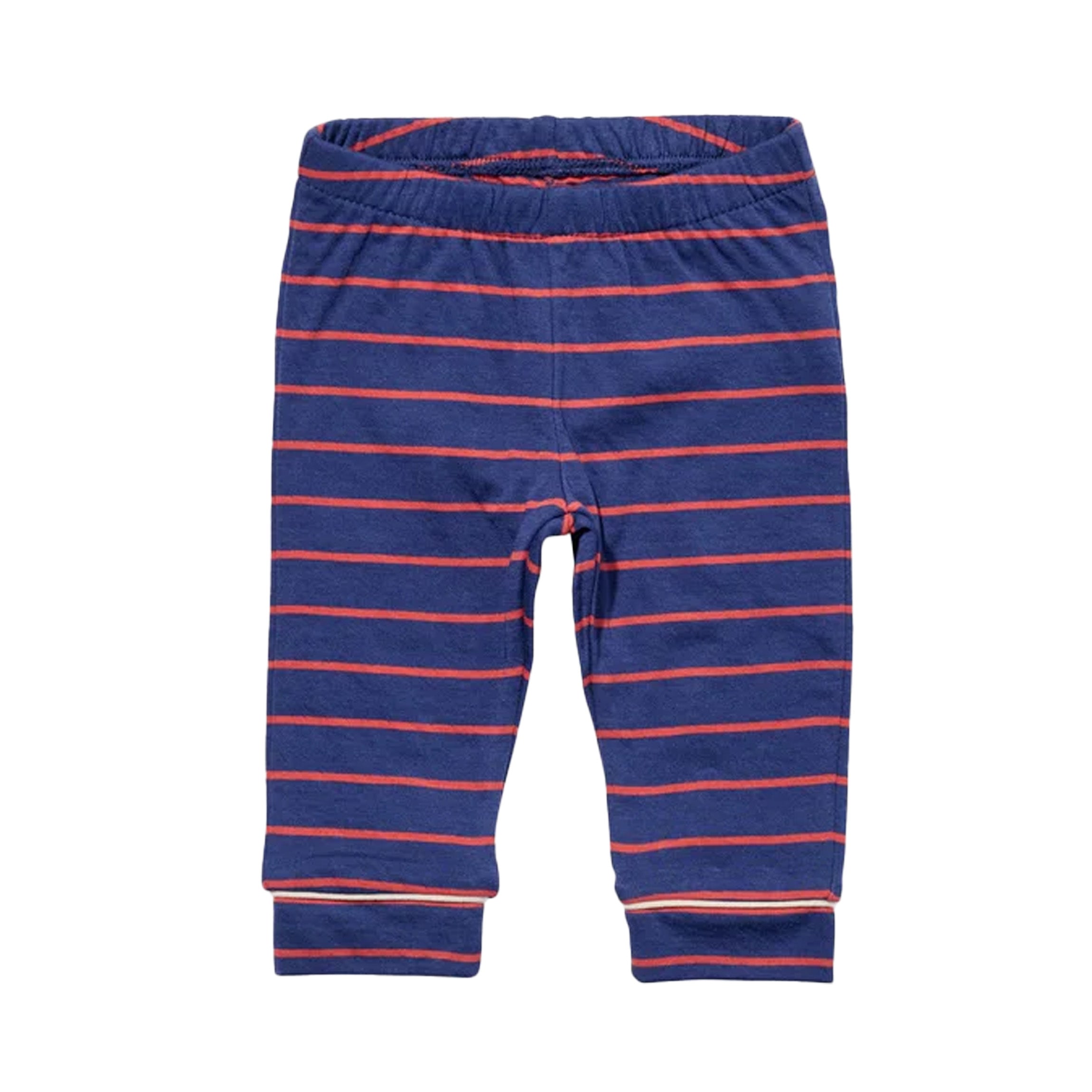 Andy Baby Legging in Navy Fine Stripe