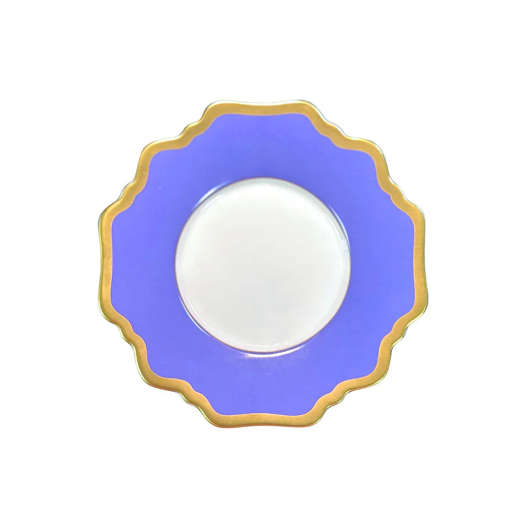Anna's Palette Tea Saucer in Indigo Blue