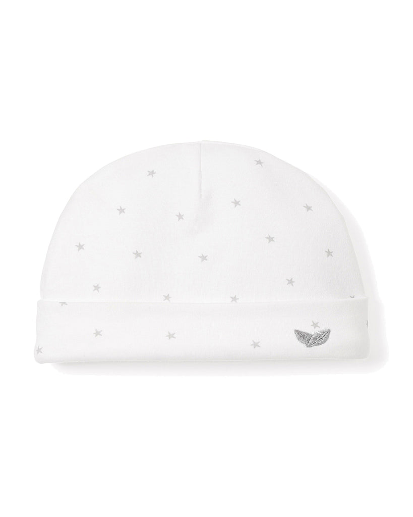 Baby’s Pima Hat in Gray Stars