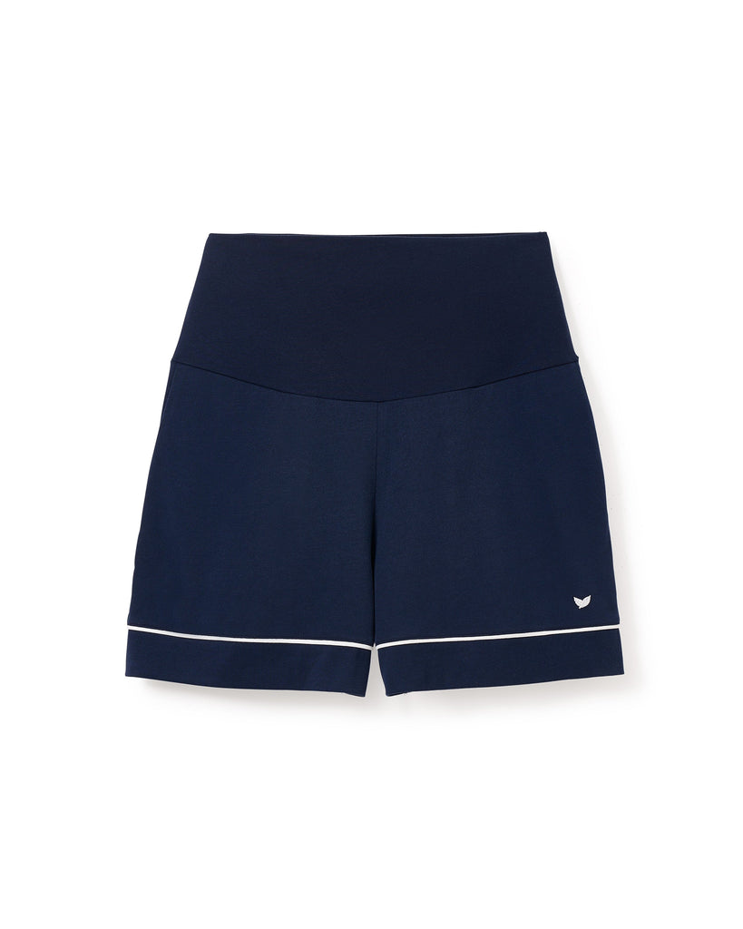 Women’s Pima Maternity Shorts in Navy