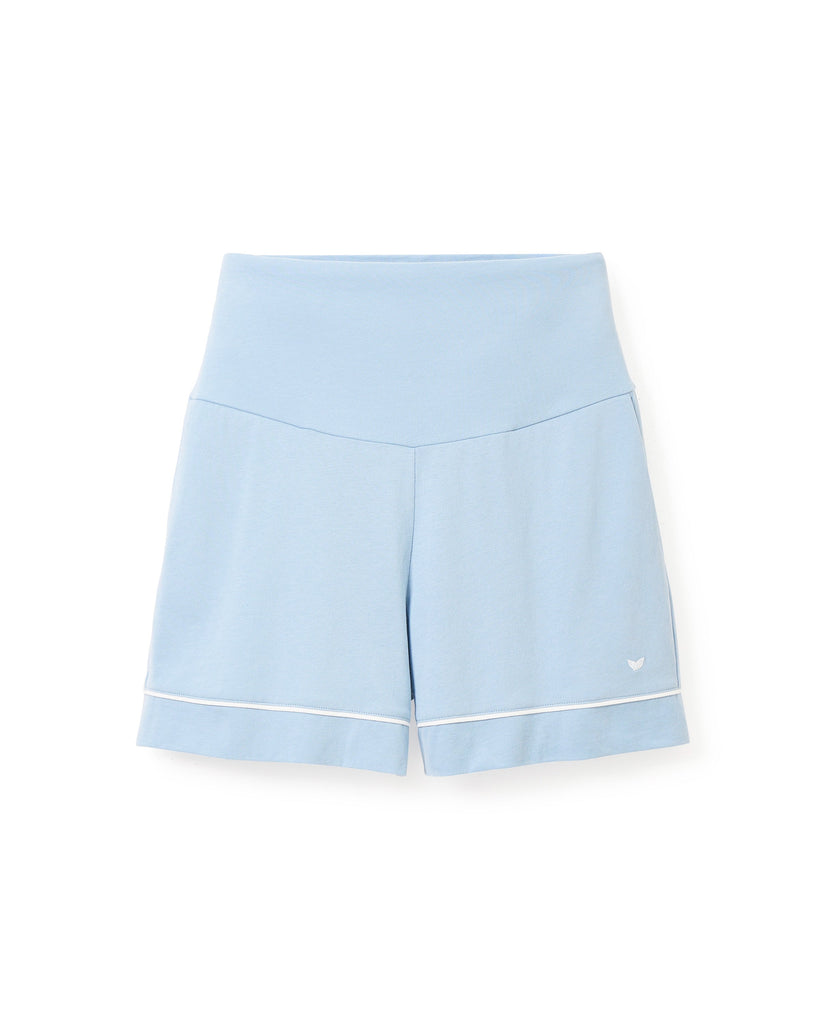 Women’s Pima Maternity Shorts in Periwinkle