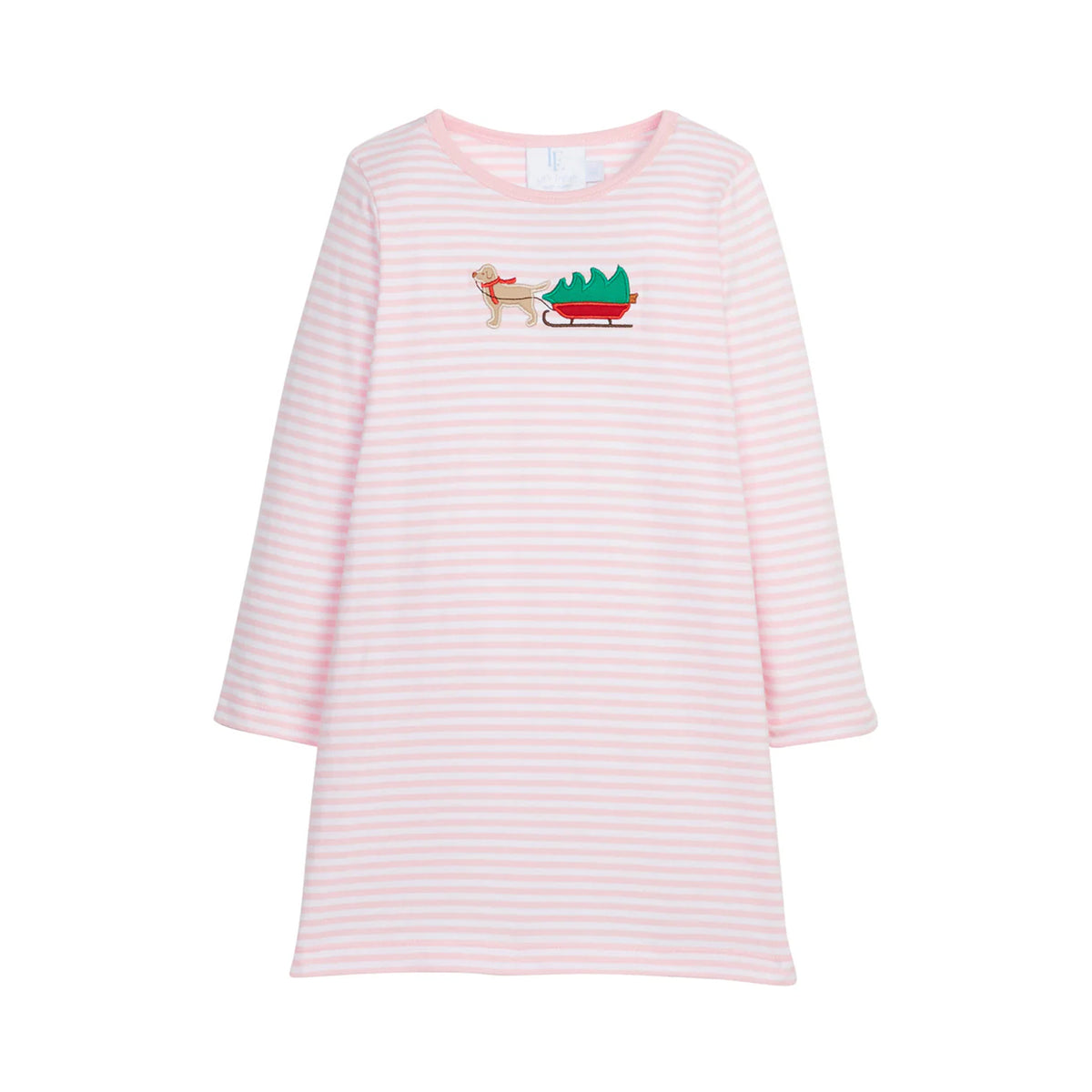 Applique T-Shirt Dress in Holiday Lab