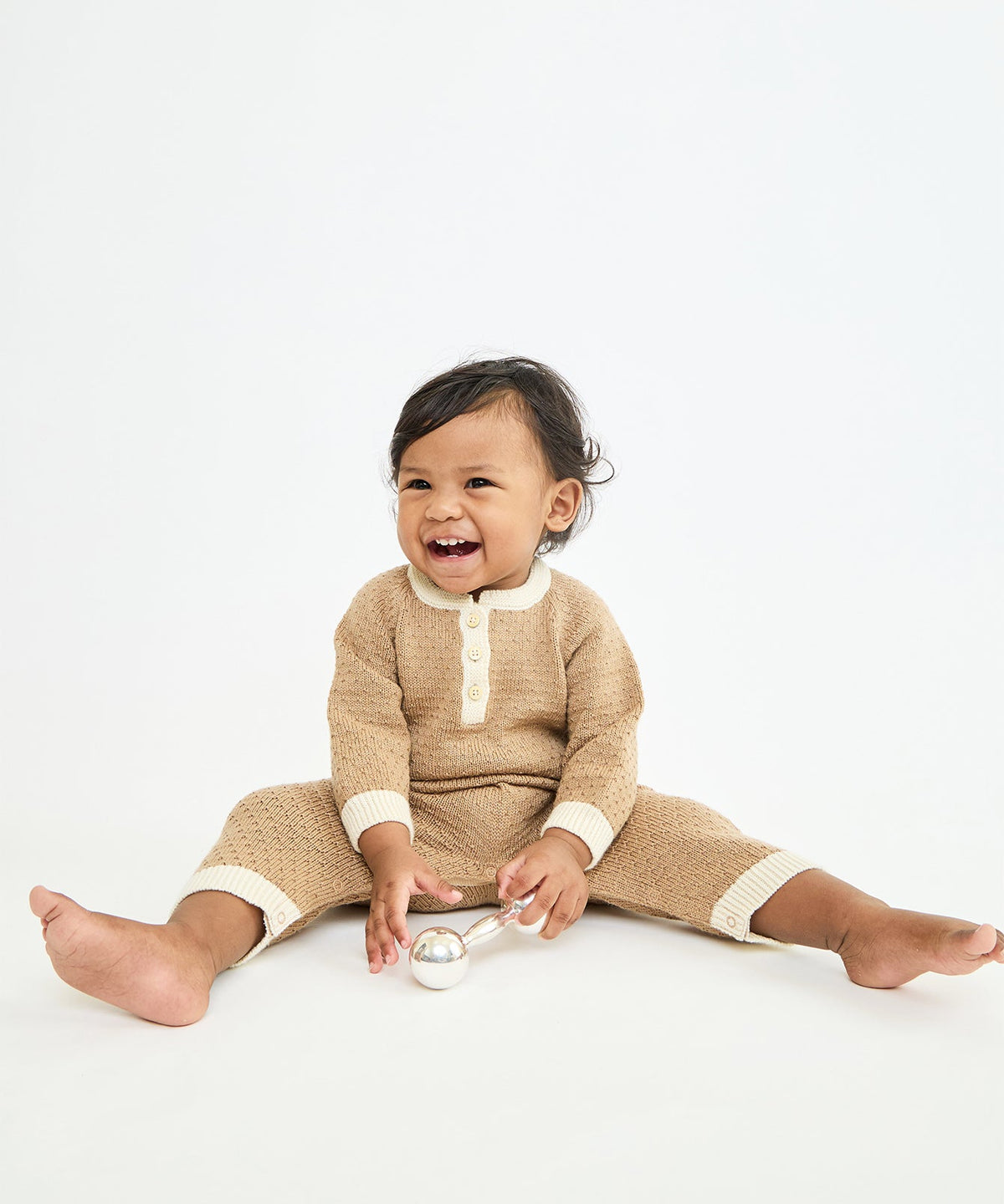 Archie Jumpsuit in Camel