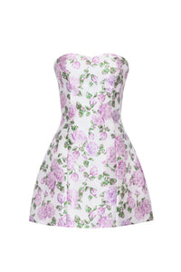 The Ashley Dress in Pink & Green