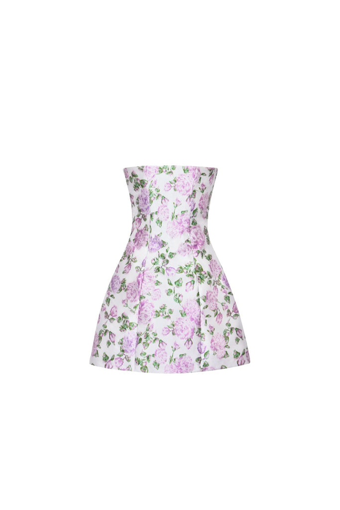The Ashley Dress in Pink & Green