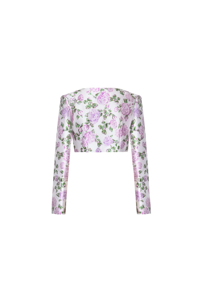 The Julianne Jacket in Pink & Green