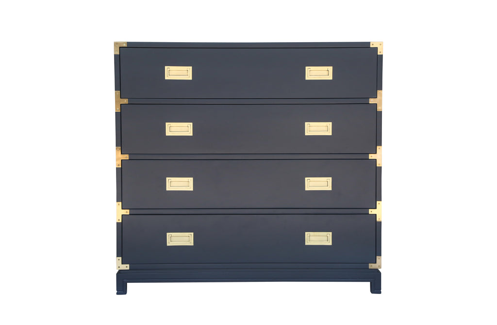Large Carlyle Campaign Dresser in Navy
