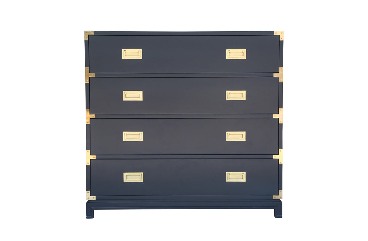 Large Carlyle Campaign Dresser in Navy