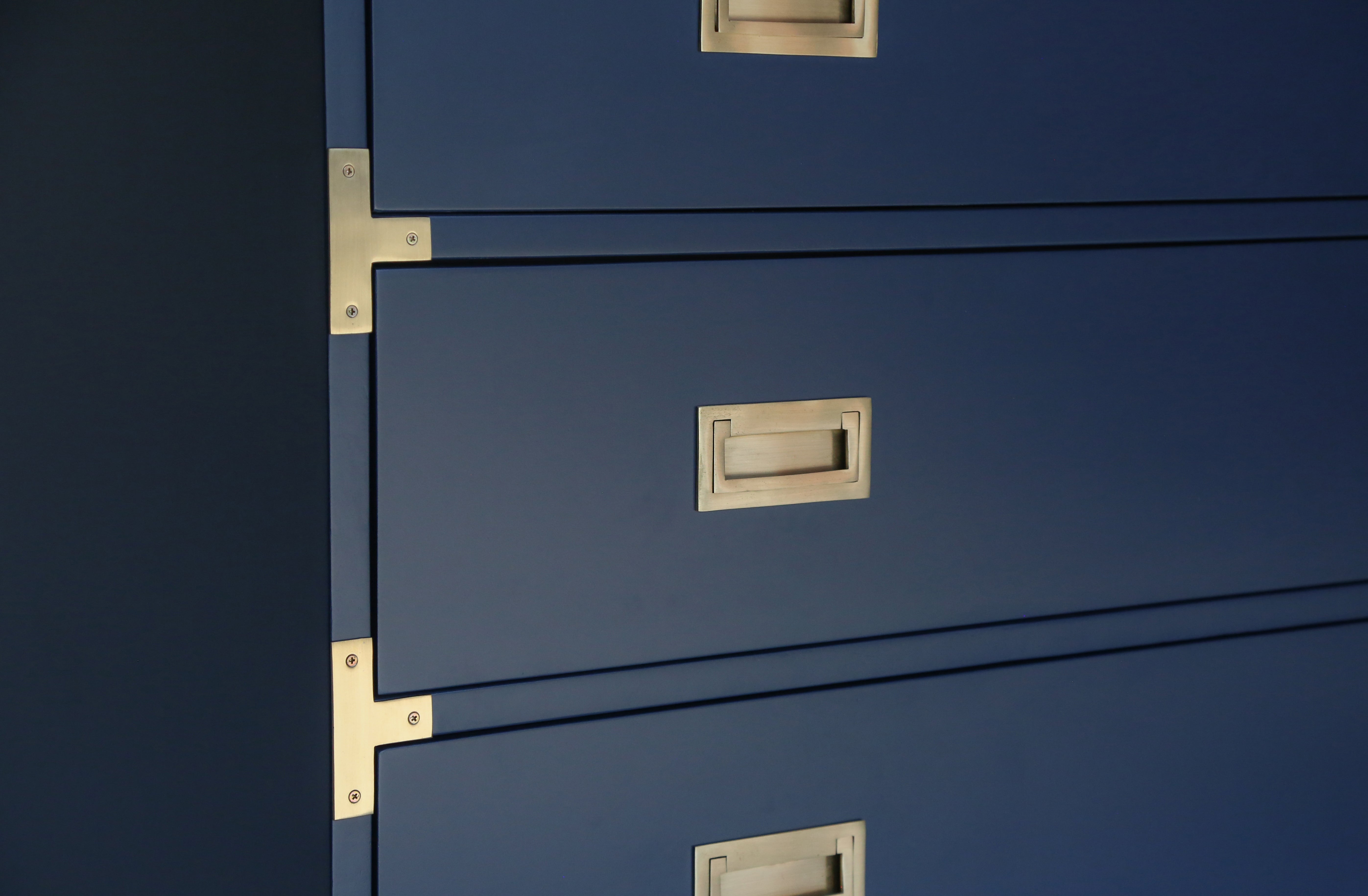 Large Carlyle Campaign Dresser in Navy