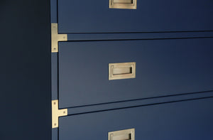Large Carlyle Campaign Dresser in Navy