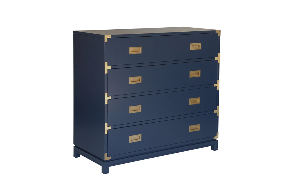 Large Carlyle Campaign Dresser in Navy