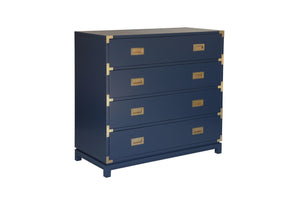Large Carlyle Campaign Dresser in Navy