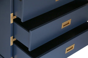 Small Carlyle Campaign Dresser in Navy