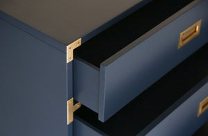 Small Carlyle Campaign Dresser in Navy