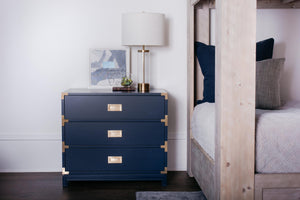 Small Carlyle Campaign Dresser in Navy