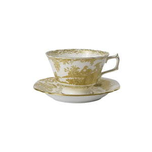 Aves Gold Tea Cup & Saucer
