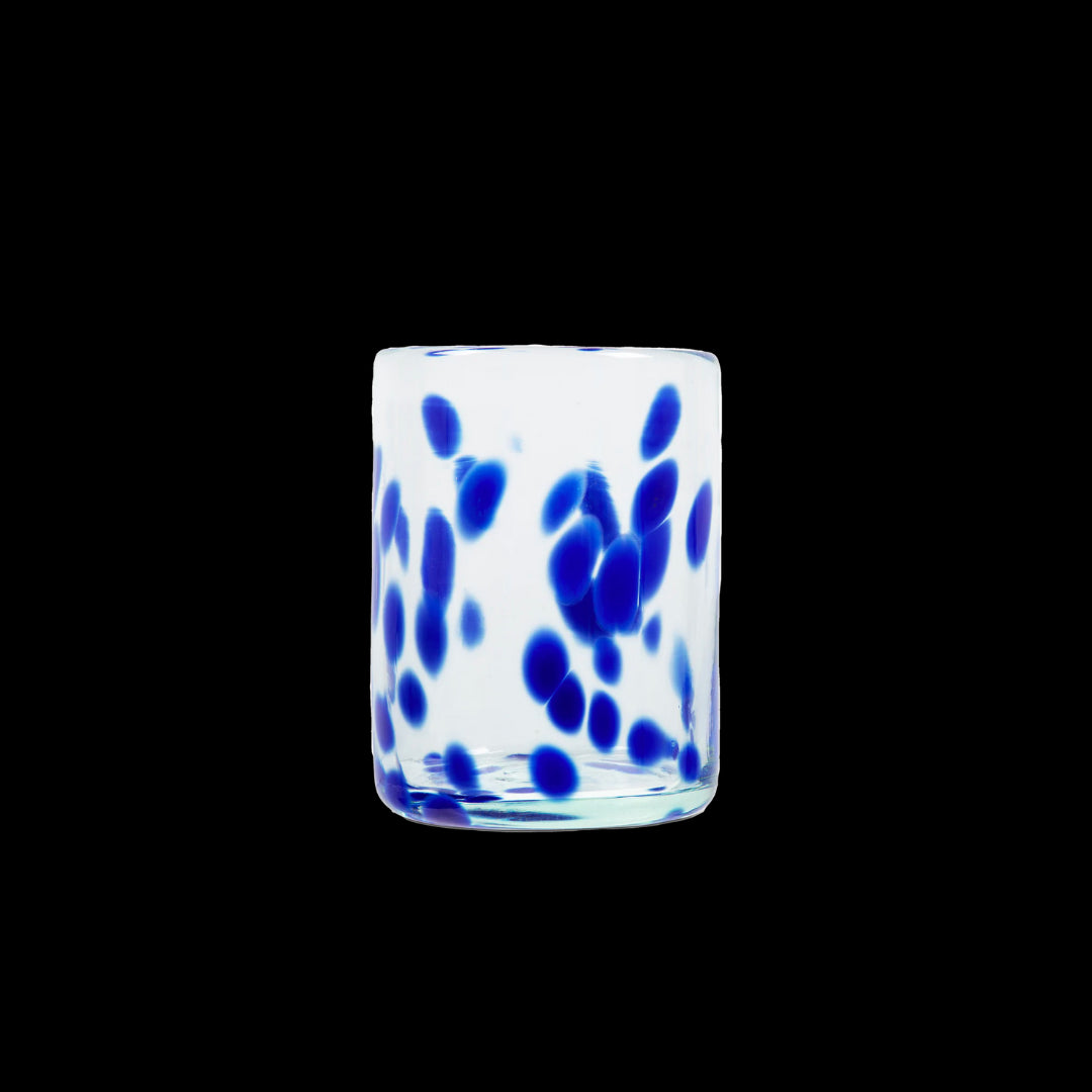 Blue Azul Drinking Glass Tumbler