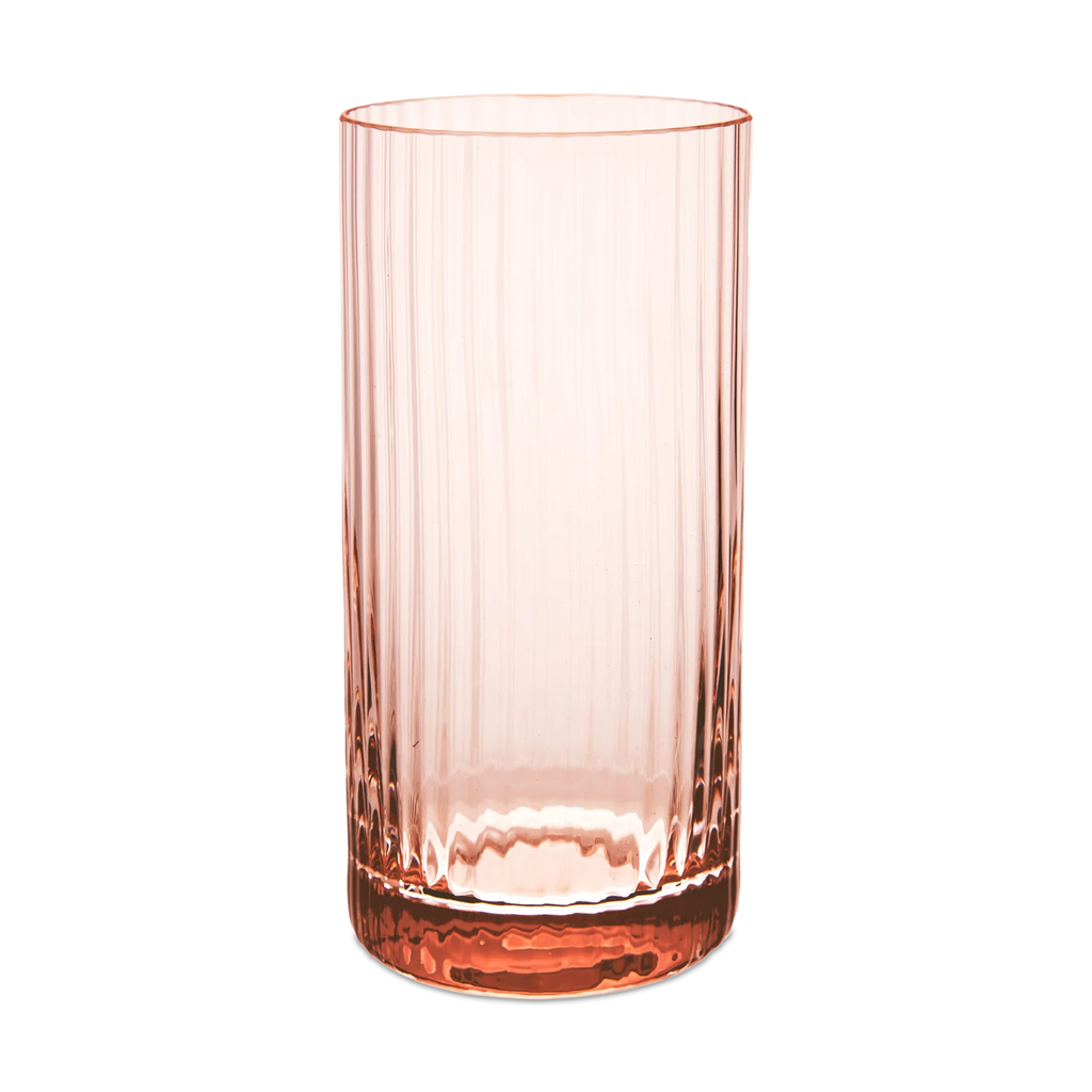 Bembo Highball Glass, Pleat Set of 2