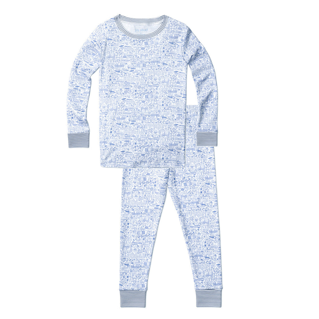 Joy Street Kids Nantucket Kids Pajamas, blue