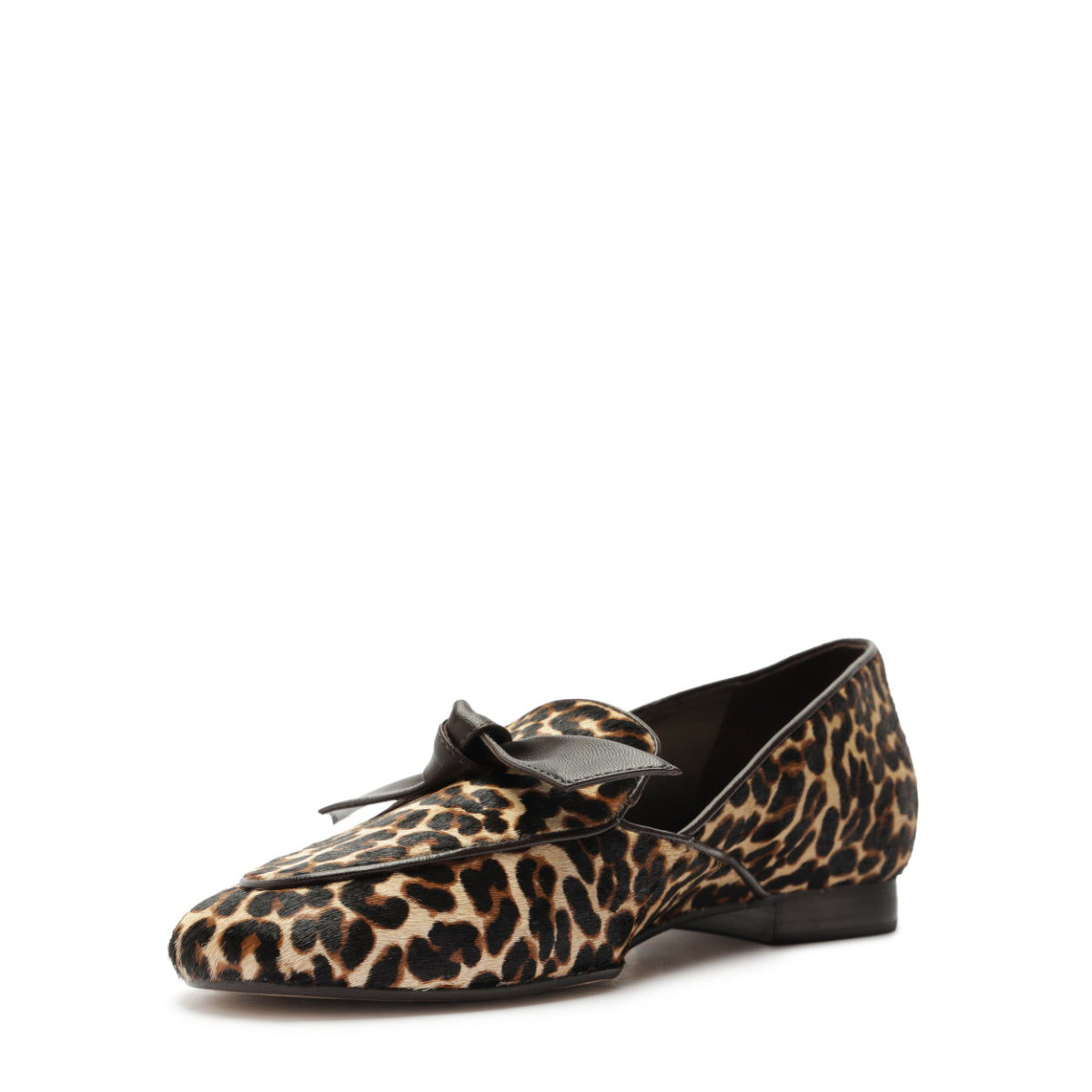 Clarita Belgian Loafer in Leopard