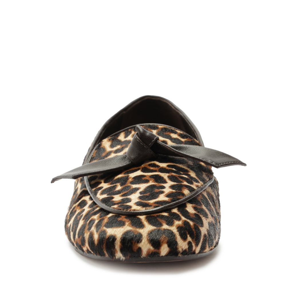Clarita Belgian Loafer in Leopard
