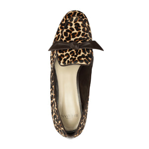 Clarita Belgian Loafer in Leopard