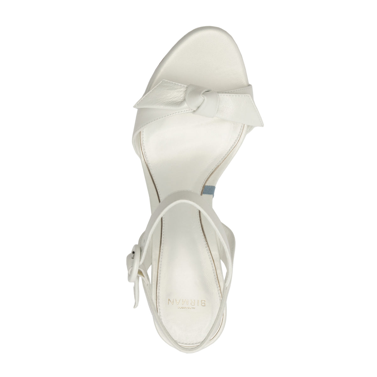Clarita Bridal Flare Platform in Bridal Pearl/White