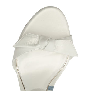 Clarita Bridal Flare Platform in Bridal Pearl/White
