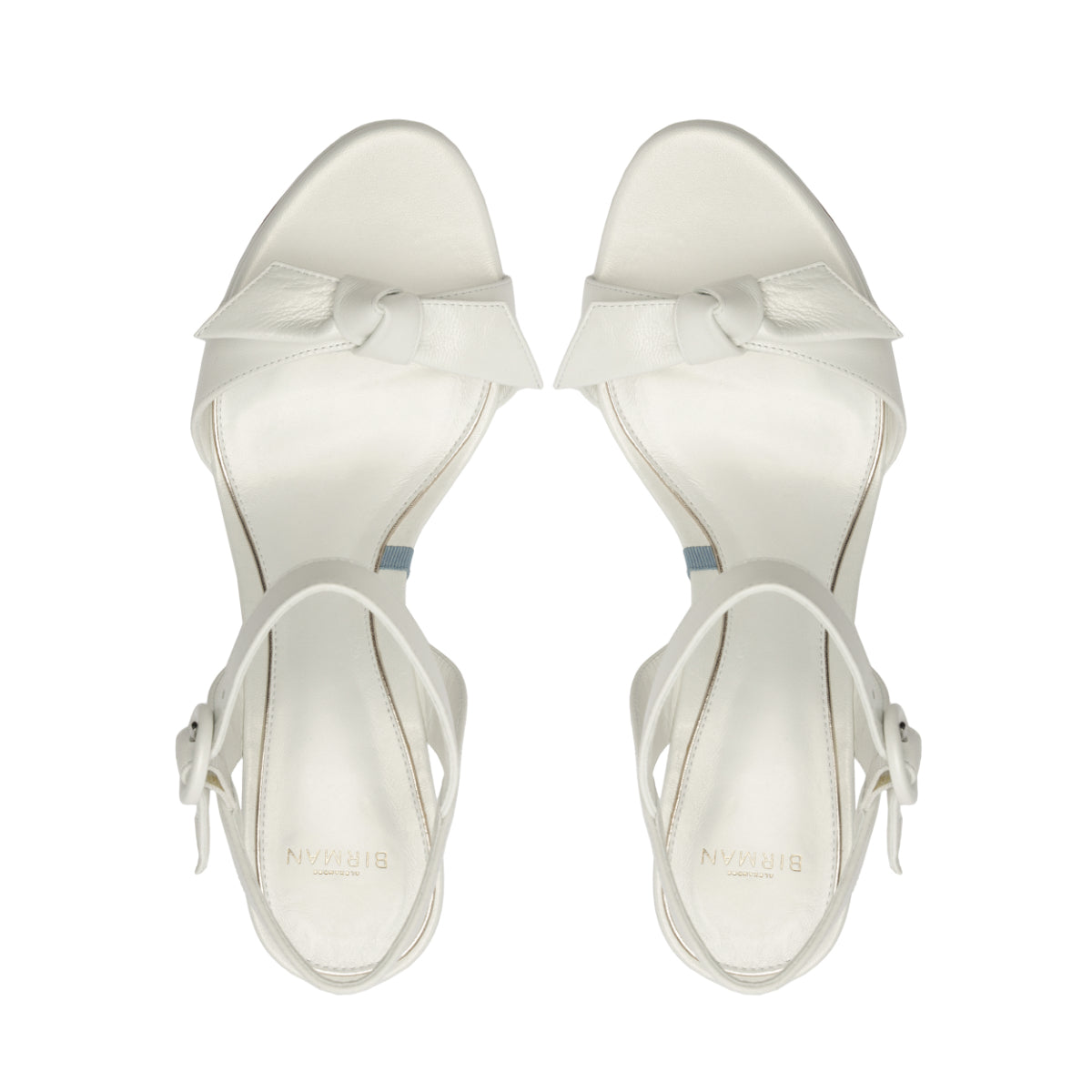 Clarita Bridal Flare Platform in Bridal Pearl/White