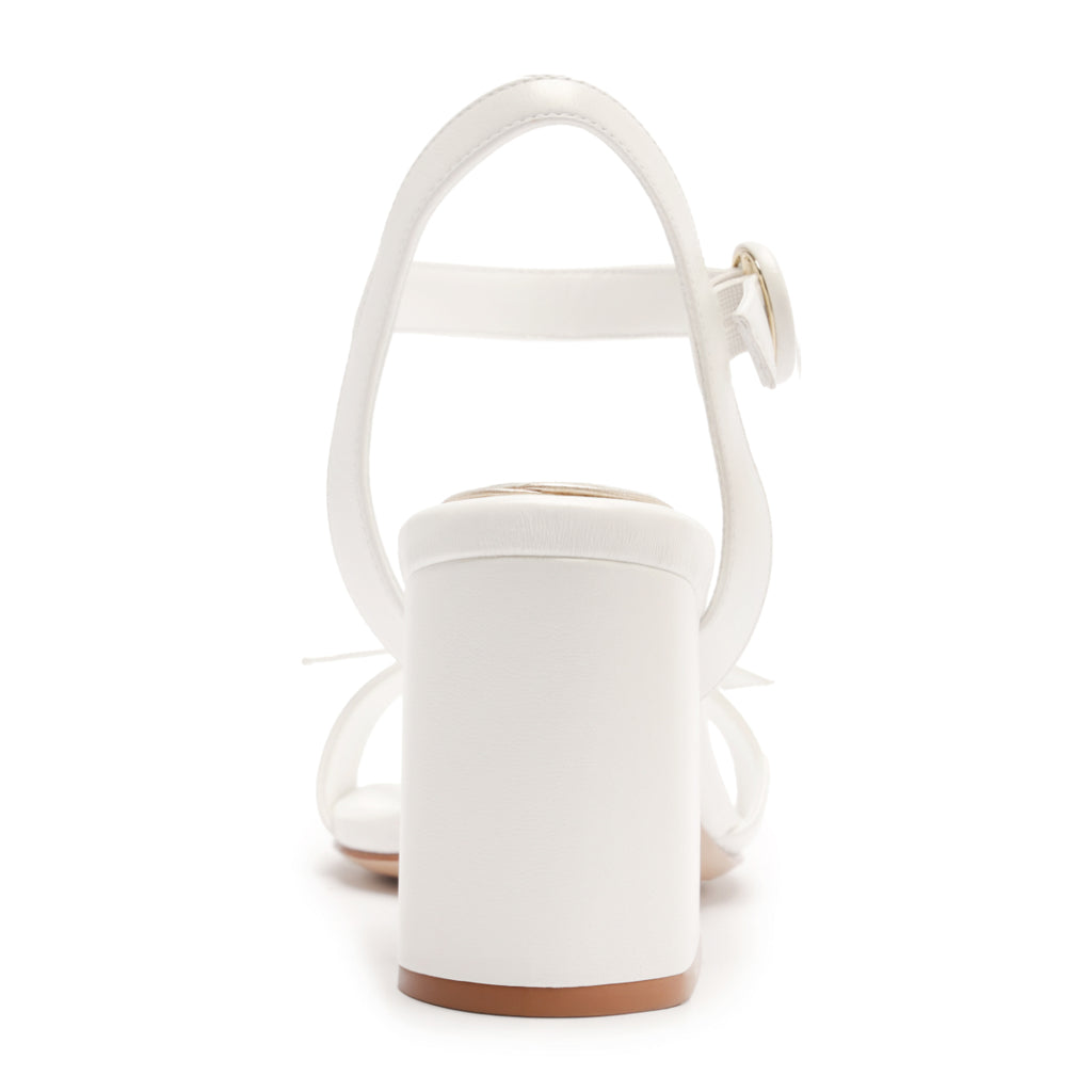 Clarita Bridal 75 Flare in Pearl/White