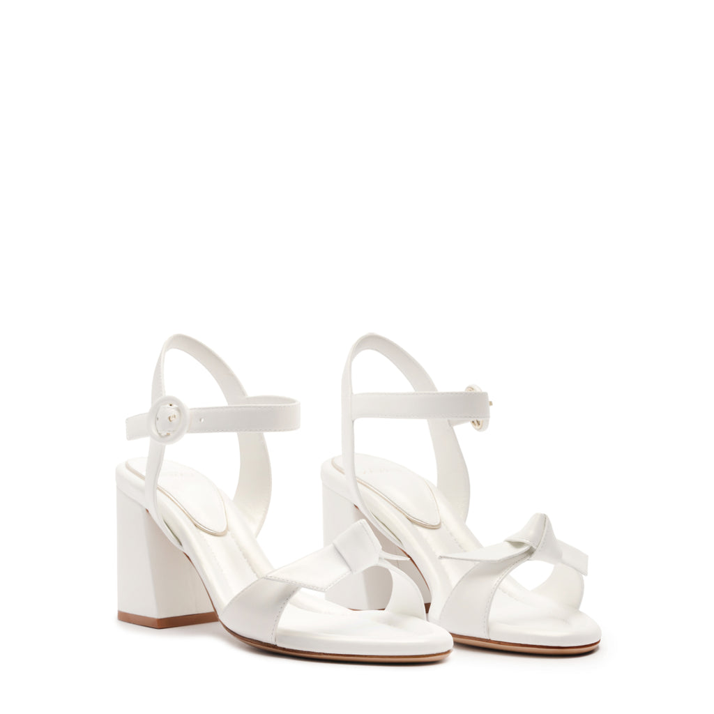 Clarita Bridal 75 Flare in Pearl/White