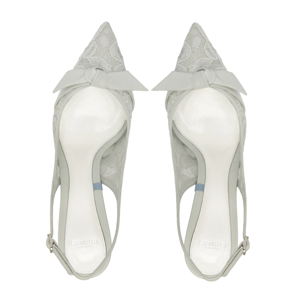 Clarita Bridal Classic Slingback 85 in Icecle