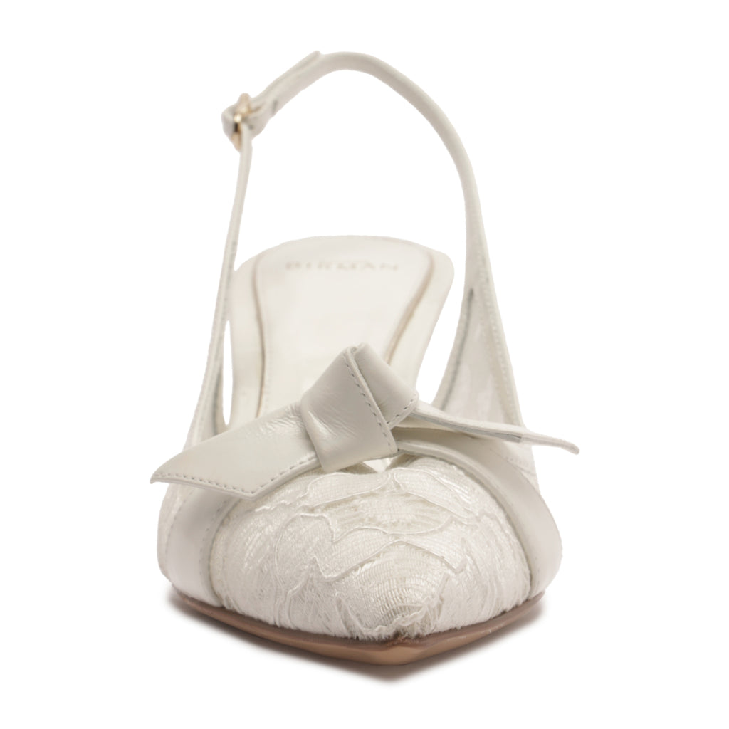 Clarita Bridal Classic Slingback 60 in Off White/Ivory