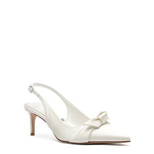 Clarita Bridal Classic Slingback 60 in Bianco