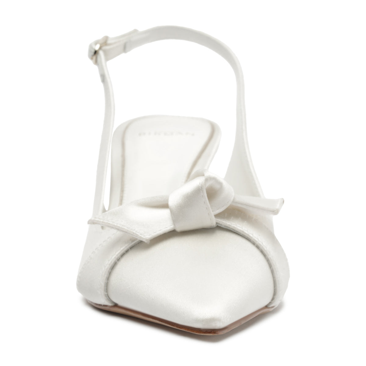 Clarita Bridal Classic Slingback 60 in Bianco